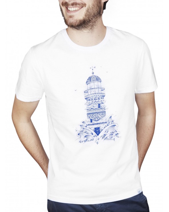 T-shirt BLANC FLOTTEUR