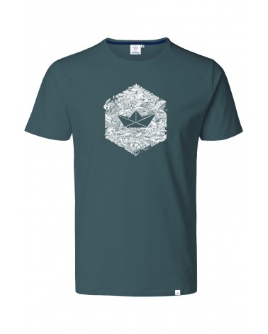 T-shirt GRIS HAUTE MER HEXAGONE