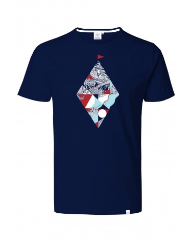 T-shirt BLEU FLOTTEUR ROUGE