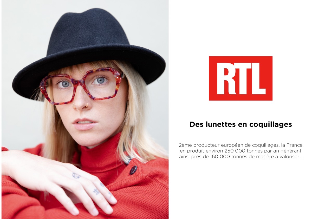 RTL : Des lunettes en coquillages